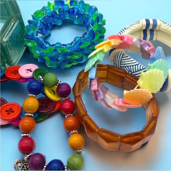 Retro Colourful Bracelets Lot - Picture 7 of 11
